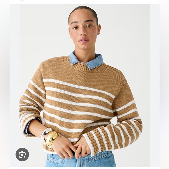 NWT J. Crew Rollneck Striped Sweater size Medium - Picture 2 of 11